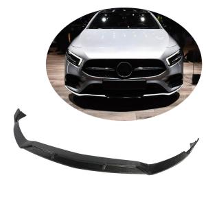 Mercedes Benz A Class (W177) V177 Sport A200 A250 Sport 2019UP Front Bumper Lip Carbon Fiber/FRP