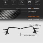 Audi S7 A7 Sline C8 Sportback 2019-2021 Front Bumper Splitters Carbon Fiber