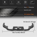 BMW 2 Series F87 M2 M2C 2016-2020 Rear Bumper Diffuser Carbon Fiber (With LED Brake Light)