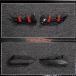 Mercedes Benz A Class W177 A45 AMG S 4-Door 2021-2023 Rear Bumper Splitters Carbon Fiber