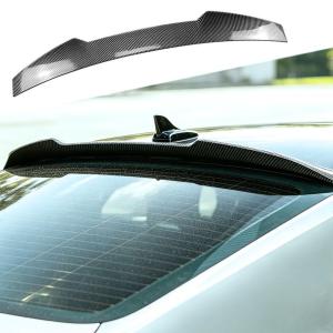 A5 Carbon Look Roof Lip for Audi A5 S5 RS5 F5 4-Door Sportback 2017-2024 | Rear Trunk Roof Spoiler ABS Carbon Fiber Look Racing Style Easy Mount Fits for Audi 4 Door Sportback Post-June 2017-2024