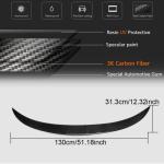 BMW 6 Series F06 F13 640i 650i M6 Coupe 2013-2018 Rear Trunk Spoiler Carbon Fiber