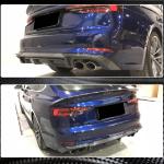 Audi S5 A5 Sline B9 2017-2020 Full Carbon Fiber/FRP Rear Bumper Diffuser