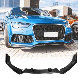 Carbon Fiber Front Lip for Audi RS7 Hatchback 4-Door 2017 Bumper Air Dam Lower Chin Splitter Protection Body Kit