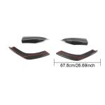 Maserati Levante Sport Utility 2016-2020 Rear Bumper Splitters Carbon Fiber