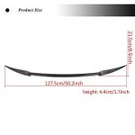 Carbon Fiber Rear Trunk Spoiler for Maserati Quattroporte 2013-2018