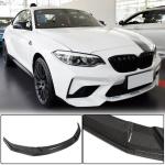 BMW 2 Series F87 M2 Competition M2C 2018-2020 Front Bumper Lip Carbon Fiber