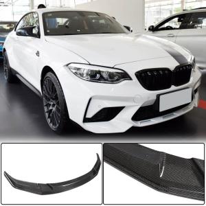 BMW 2 Series F87 M2 Competition M2C 2018-2020 Front Bumper Lip Carbon Fiber