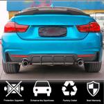 For BMW 4 Series F32 F33 F36 M Sport Carbon Fiber Rear Bumper Diffuser | 420i 428i 430i 435i 440i M Tech