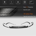 Mercedes Benz A Class W176 Sport A45 Facelift 2016-2018 Front Bumper Lip Carbon Fiber