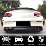Mercedes Benz (W205) C205 A205 C63 AMG Pre-facelift 2015-2019 Rear Bumper Splitters Carbon Fiber/FRP