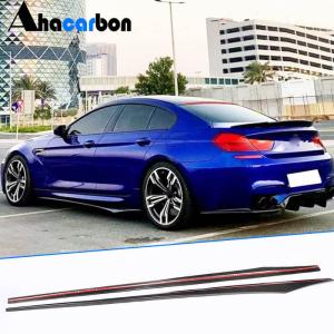 BMW 6 Series F06 640i 650i M Sport Gran Coupe 2013-2018 Side Skirts Carbon Fiber