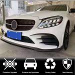 Mercedes Benz C Class W205 Sport Sedan 4-Door 2019-2021 Front Bumper Vents Carbon Fiber