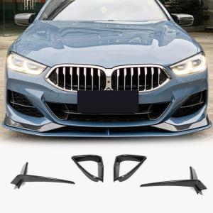 BMW 8 Series G14 G15 G16 840i M Sport M850i 2018-2021 Fog Light Covers Dry Carbon Fiber