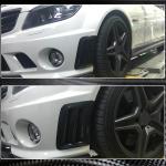 Mercedes Benz W204 C63 AMG Pre-facelift 2008-2011 Front Bumper Vents Carbon Fiber
