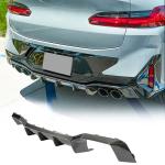 Real Carbon Fiber Rear Bumper Diffuser for BMW X4M F98 M40i Sport Utility 4-Door 2023-2024 Lower Bumper Lip Diffuser Body Kit Factory Outlet