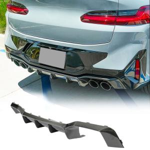 Real Carbon Fiber Rear Bumper Diffuser for BMW X4M F98 M40i Sport Utility 4-Door 2023-2024 Lower Bumper Lip Diffuser Body Kit Factory Outlet