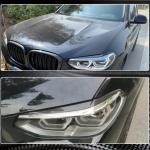 BMW X3 G01 X4 G02 2018-2020 Headlight Eyebrows Lamp Eyelids Carbon Fiber/FRP