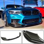 BMW 5 Series F90 M5 Pre-LCI 2018-2020 Front Bumper Lip Carbon Fiber