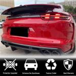 Porsche Panamera 971 2017-2019 Rear Bumper Diffuser Carbon Fiber