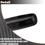 Real Carbon Fiber Front Hood Scoop Vents Compatible with BMW Mini Cooper S F56 2006-2013 Engine Hood Air Intake Vent Trim Acessories