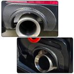 Carbon Fiber Exhaust Muffler Tail Pipe Upper Trim Cover Fits for Toyota Supra GR A90 A91 MK5 2019-2024 Tail Throat Upper Trim Cover Accessories
