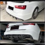 Audi S6 A6 Sline C7 Wagon 2015-2018 Rear Bumper Diffuser Carbon Fiber