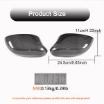 BMW E85 Z4 2002-2008 Rearview Mirors Covers Pair Add-on Carbon Fiber