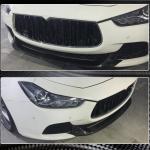 Maserati Ghibli M157 Pre-facelift 2014-2017 Front Bumper Lip Carbon Fiber