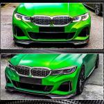 BMW 3 Series G20 320i 330i M Sport M340i 2019-2021 Front Bumper Lip Carbon Fiber
