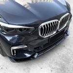 BMW X5 G05 M Sport Utility 4-Door 2019-2023 Front Bumper Lip Glossy Black ABS