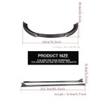 Carbon Fiber Front Lip and Side Skirts for Porsche Panamera 2010-2013