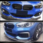 BMW 1 Series F20 F21 M Sport M135i M140i LCI 2016-2019 Front Bumper Lip Carbon Fiber