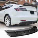 Tesla Model 3 2016-2022 Rear Bumper Diffuser Carbon Fiber