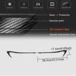 BMW 3 Series G20 2019-2021 Headlight Eyebrows Eyelids Dry Carbon Fiber