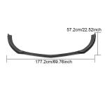 Mercedes Benz A Class (W177) V177 Sport A200 A250 Sport 2019UP Front Bumper Lip Carbon Fiber