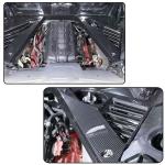ABS Engine Bay Panel Cover for Chevy Chevrolet Corvette C8 Coupe 2020-2023 Carbon Pattern Engine Compartment Cover Kit Factory Outlet