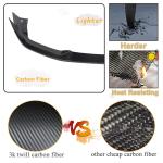 Dry Carbon Fiber Front Lip Compatible with BMW X6M F96 2020-2022 Front Bumper Lip Chin Spoiler Splitters Protector Body Kits Factory Outlet Air Dam 3PCS