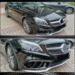 Mercedes Benz (W218) C218 CLS350 CLS400 CLS550 Sport 2015-2018 Fog lamp Vents Carbon Fiber