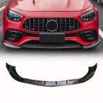 Mercedes Benz E Class W213 E63 (S) AMG Sedan 4-Door 2021-2024 Front Bumper Lip Carbon Fiber
