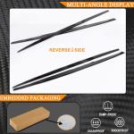Carbon Fiber Side Skirts for BMW F30 M Sport 2012-2018 320i 325i 328i 330i | 335i 340i M-tech Sedan Side Skirt Extension Running Boards Anti-Collision Body Kit, Car Styling Accessories