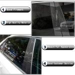 Alfa Romeo Stelvio SUV 2017-2026 Window BC-Pillar Cover Trims Carbon Fiber