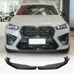 BMW X6M F96 2023-2024 Front Bumper Lip Dry Carbon Fiber