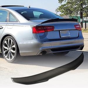 Audi A6 Sline S6 C7 C7.5 Sedan 2012-2019 Rear Trunk Spoiler Carbon Fiber/FRP