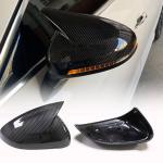 Audi A4 B9 RS4 S4 Sedan 4-Door 2017-2022 Mirror Covers Replacement Style Carbon Fiber