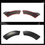 Mercedes Benz V Class W447 V220d V250 Van 4-Door 2016-2018 Front Bumper Splitters Carbon Fiber