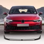 Volkswagen VW Golf 8 MK8 GTI 2021UP Front Bumper Lip Dry Carbon Fiber