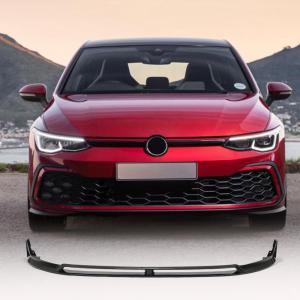 Volkswagen VW Golf 8 MK8 GTI 2021UP Front Bumper Lip Dry Carbon Fiber