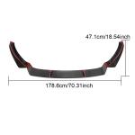Volkswagen VW Arteon CC Facelift 2019UP Front Bumper Lip Carbon Fiber