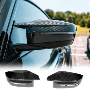 Dry Carbon Fiber Mirror Cover Compatible with BMW 3 4 Series G80 M3 G82 G83 M4 2021-2022 2D 4D Replacement Style Rearview Mirror Caps Factory Outlet LHD